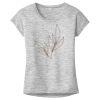OCSO Multi-Colors Sublimatable Ladies PosiCharge Electric Heather Sporty Tee Thumbnail