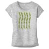 OCSO Multi-Colors Sublimatable Ladies PosiCharge Electric Heather Sporty Tee Thumbnail