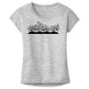 OCSO Multi-Colors Sublimatable Ladies PosiCharge Electric Heather Sporty Tee Thumbnail