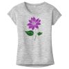 OCSO Multi-Colors Sublimatable Ladies PosiCharge Electric Heather Sporty Tee Thumbnail