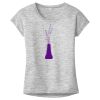OCSO Multi-Colors Sublimatable Ladies PosiCharge Electric Heather Sporty Tee Thumbnail