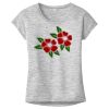 OCSO Multi-Colors Sublimatable Ladies PosiCharge Electric Heather Sporty Tee Thumbnail