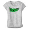 OCSO Multi-Colors Sublimatable Ladies PosiCharge Electric Heather Sporty Tee Thumbnail