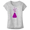 OCSO Multi-Colors Sublimatable Ladies PosiCharge Electric Heather Sporty Tee Thumbnail