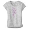 OCSO Multi-Colors Sublimatable Ladies PosiCharge Electric Heather Sporty Tee Thumbnail