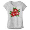 OCSO Multi-Colors Sublimatable Ladies PosiCharge Electric Heather Sporty Tee Thumbnail