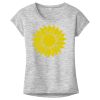 OCSO Multi-Colors Sublimatable Ladies PosiCharge Electric Heather Sporty Tee Thumbnail