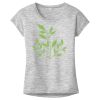 OCSO Multi-Colors Sublimatable Ladies PosiCharge Electric Heather Sporty Tee Thumbnail