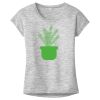 OCSO Multi-Colors Sublimatable Ladies PosiCharge Electric Heather Sporty Tee Thumbnail