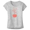 OCSO Multi-Colors Sublimatable Ladies PosiCharge Electric Heather Sporty Tee Thumbnail