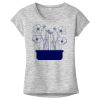OCSO Multi-Colors Sublimatable Ladies PosiCharge Electric Heather Sporty Tee Thumbnail