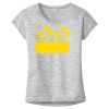 OCSO Multi-Colors Sublimatable Ladies PosiCharge Electric Heather Sporty Tee Thumbnail