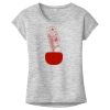 OCSO Multi-Colors Sublimatable Ladies PosiCharge Electric Heather Sporty Tee Thumbnail