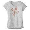 OCSO Multi-Colors Sublimatable Ladies PosiCharge Electric Heather Sporty Tee Thumbnail