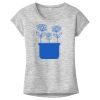 OCSO Multi-Colors Sublimatable Ladies PosiCharge Electric Heather Sporty Tee Thumbnail