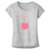 OCSO Multi-Colors Sublimatable Ladies PosiCharge Electric Heather Sporty Tee Thumbnail