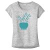 OCSO Multi-Colors Sublimatable Ladies PosiCharge Electric Heather Sporty Tee Thumbnail