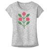 OCSO Multi-Colors Sublimatable Ladies PosiCharge Electric Heather Sporty Tee Thumbnail