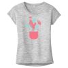 OCSO Multi-Colors Sublimatable Ladies PosiCharge Electric Heather Sporty Tee Thumbnail