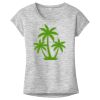 OCSO Multi-Colors Sublimatable Ladies PosiCharge Electric Heather Sporty Tee Thumbnail