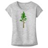 OCSO Multi-Colors Sublimatable Ladies PosiCharge Electric Heather Sporty Tee Thumbnail