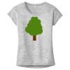 OCSO Multi-Colors Sublimatable Ladies PosiCharge Electric Heather Sporty Tee Thumbnail