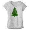 OCSO Multi-Colors Sublimatable Ladies PosiCharge Electric Heather Sporty Tee Thumbnail