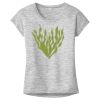 OCSO Multi-Colors Sublimatable Ladies PosiCharge Electric Heather Sporty Tee Thumbnail