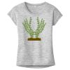 OCSO Multi-Colors Sublimatable Ladies PosiCharge Electric Heather Sporty Tee Thumbnail