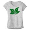 OCSO Multi-Colors Sublimatable Ladies PosiCharge Electric Heather Sporty Tee Thumbnail
