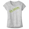 OCSO Multi-Colors Sublimatable Ladies PosiCharge Electric Heather Sporty Tee Thumbnail