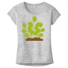 OCSO Multi-Colors Sublimatable Ladies PosiCharge Electric Heather Sporty Tee Thumbnail