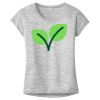 OCSO Multi-Colors Sublimatable Ladies PosiCharge Electric Heather Sporty Tee Thumbnail