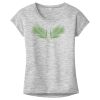 OCSO Multi-Colors Sublimatable Ladies PosiCharge Electric Heather Sporty Tee Thumbnail