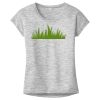 OCSO Multi-Colors Sublimatable Ladies PosiCharge Electric Heather Sporty Tee Thumbnail