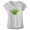 OCSO Multi-Colors Sublimatable Ladies PosiCharge Electric Heather Sporty Tee Thumbnail
