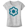 OCSO Multi-Colors Sublimatable Ladies PosiCharge Electric Heather Sporty Tee Thumbnail