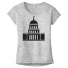 OCSO Multi-Colors Sublimatable Ladies PosiCharge Electric Heather Sporty Tee Thumbnail