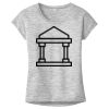 OCSO Multi-Colors Sublimatable Ladies PosiCharge Electric Heather Sporty Tee Thumbnail