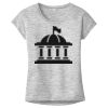 OCSO Multi-Colors Sublimatable Ladies PosiCharge Electric Heather Sporty Tee Thumbnail