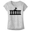OCSO Multi-Colors Sublimatable Ladies PosiCharge Electric Heather Sporty Tee Thumbnail