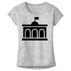 OCSO Multi-Colors Sublimatable Ladies PosiCharge Electric Heather Sporty Tee Thumbnail