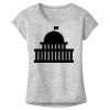 OCSO Multi-Colors Sublimatable Ladies PosiCharge Electric Heather Sporty Tee Thumbnail
