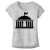 OCSO Multi-Colors Sublimatable Ladies PosiCharge Electric Heather Sporty Tee Thumbnail