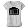 OCSO Multi-Colors Sublimatable Ladies PosiCharge Electric Heather Sporty Tee Thumbnail