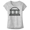 OCSO Multi-Colors Sublimatable Ladies PosiCharge Electric Heather Sporty Tee Thumbnail