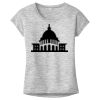 OCSO Multi-Colors Sublimatable Ladies PosiCharge Electric Heather Sporty Tee Thumbnail
