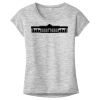 OCSO Multi-Colors Sublimatable Ladies PosiCharge Electric Heather Sporty Tee Thumbnail