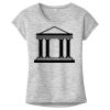 OCSO Multi-Colors Sublimatable Ladies PosiCharge Electric Heather Sporty Tee Thumbnail