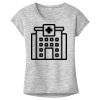 OCSO Multi-Colors Sublimatable Ladies PosiCharge Electric Heather Sporty Tee Thumbnail
